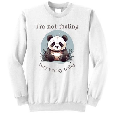 I Hate Mornings Panda Sweatshirt