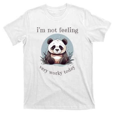 I Hate Mornings Panda T-Shirt