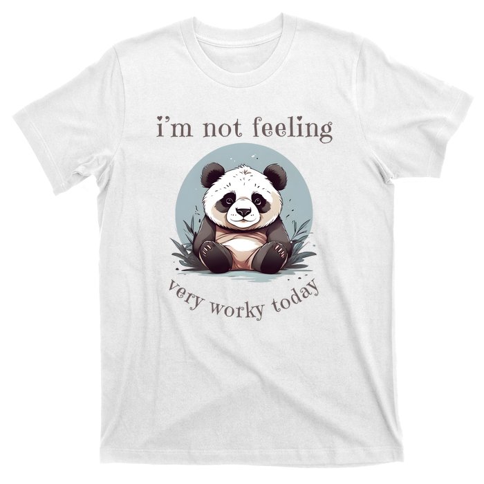 I Hate Mornings Panda T-Shirt