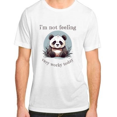 I Hate Mornings Panda Adult ChromaSoft Performance T-Shirt