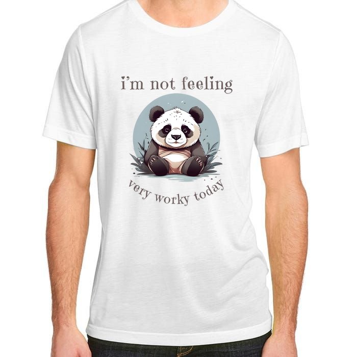 I Hate Mornings Panda Adult ChromaSoft Performance T-Shirt