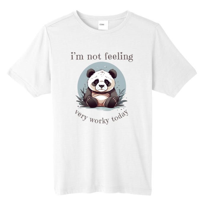 I Hate Mornings Panda Tall Fusion ChromaSoft Performance T-Shirt