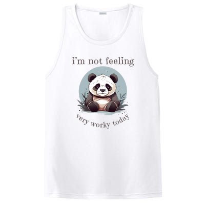 I Hate Mornings Panda PosiCharge Competitor Tank