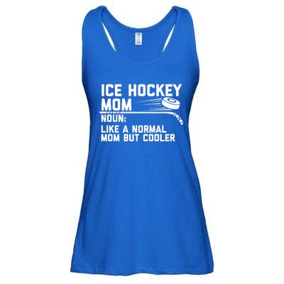 Ice Hockey Mom Like A Normal Mom But Cooler Funny Definition Cute Gift Ladies Essential Flowy Tank