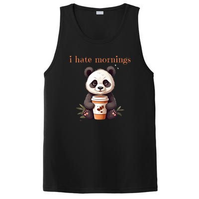 I Hate Mornings Panda PosiCharge Competitor Tank