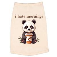 I Hate Mornings Panda Doggie Tank