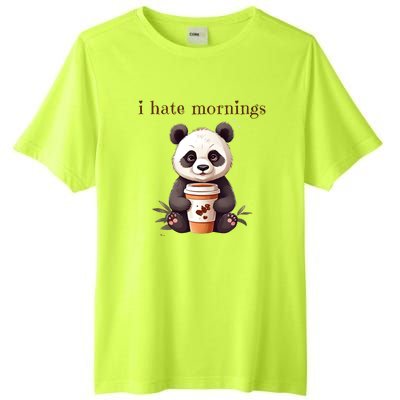 I Hate Mornings Panda Tall Fusion ChromaSoft Performance T-Shirt