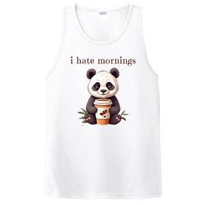 I Hate Mornings Panda PosiCharge Competitor Tank