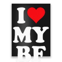 I Heart My Bf ValentineS Day For Boyfriend Best I Love Bf Poster