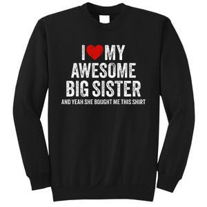 I Heart My Big Sister Sweatshirt