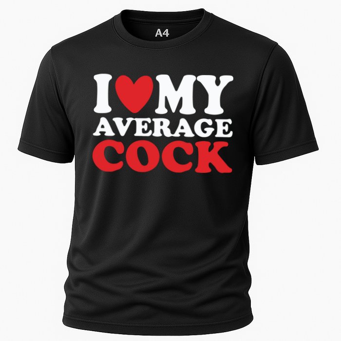 I Heart My Average Cock Cooling Performance Crew T-Shirt
