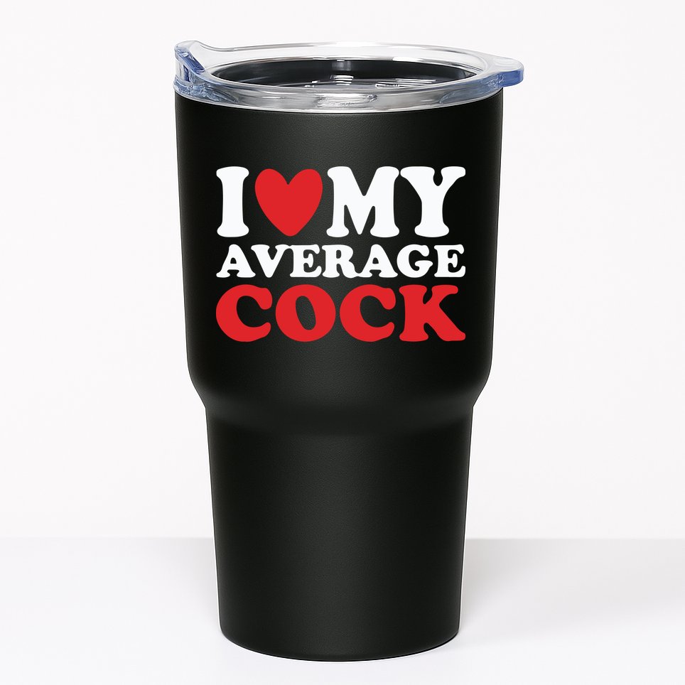 I Heart My Average Cock Tumbler