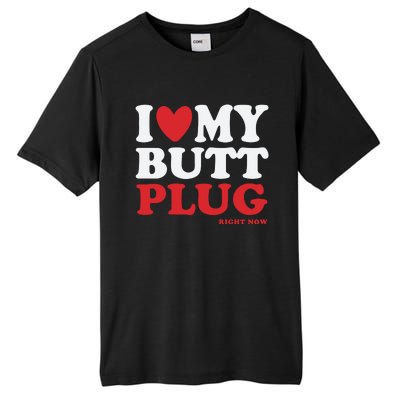 I Heart My Butt Plug Tall Fusion ChromaSoft Performance T-Shirt