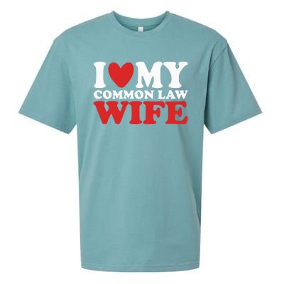 I Heart My Common Law Wife Sueded Cloud Jersey T-Shirt