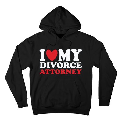 I Heart My Divorce Attorney Hoodie