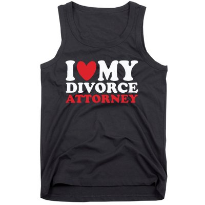 I Heart My Divorce Attorney Tank Top