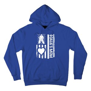 Ice Hockey Mom Goalie Usa Flag Gift Hoodie