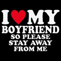 I Heart My Boyfriend I Love My Boyfriend So Stay Away Impact Tech Backpack