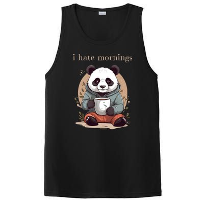 I Hate Mornings Panda PosiCharge Competitor Tank