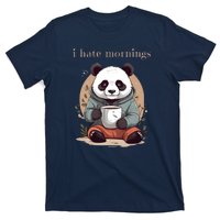 I Hate Mornings Panda T-Shirt