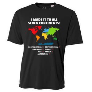 I Have Made It To All Seven Continents Cooling Performance Crew T-Shirt