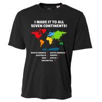 I Have Made It To All Seven Continents Cooling Performance Crew T-Shirt