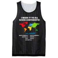 I Have Made It To All Seven Continents Mesh Reversible Basketball Jersey Tank