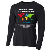 I Have Made It To All Seven Continents Cooling Performance Long Sleeve Crew