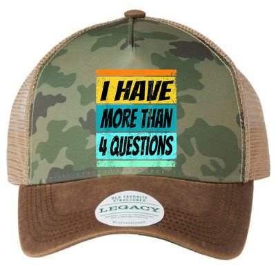 I Have More Than Four Questions Passover Legacy Tie Dye Trucker Hat
