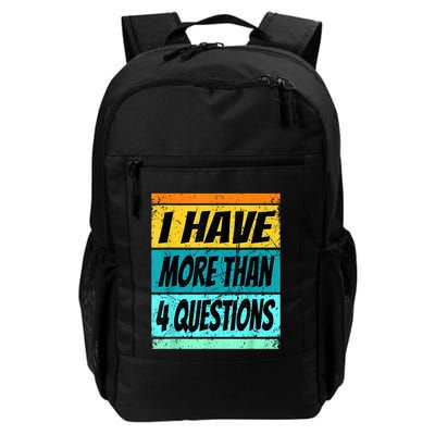 I Have More Than Four Questions Passover Backpack