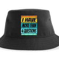 I Have More Than Four Questions Passover Sustainable Bucket Hat