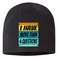 I Have More Than Four Questions Passover Sustainable Beanie