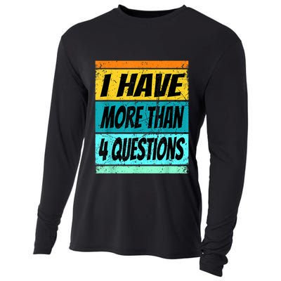 I Have More Than Four Questions Passover Cooling Performance Long Sleeve Crew