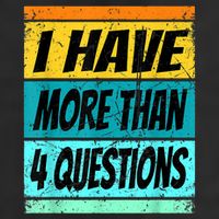 I Have More Than Four Questions Passover 25L Jumbo Tote