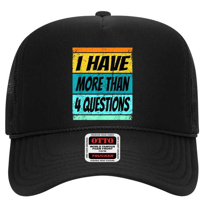 I Have More Than Four Questions Passover Trucker Hat