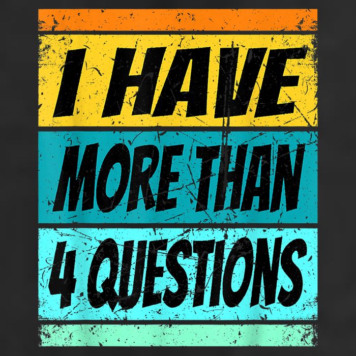 I Have More Than Four Questions Passover Trucker Hat