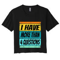 I Have More Than Four Questions Passover Crop Top