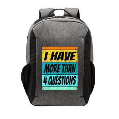 I Have More Than Four Questions Passover Vector Backpack