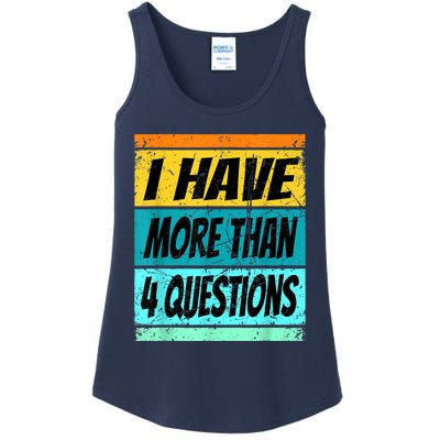 I Have More Than Four Questions Passover Ladies Essential Tank