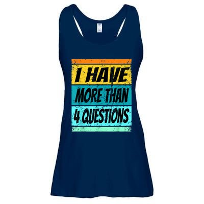 I Have More Than Four Questions Passover Ladies Essential Flowy Tank