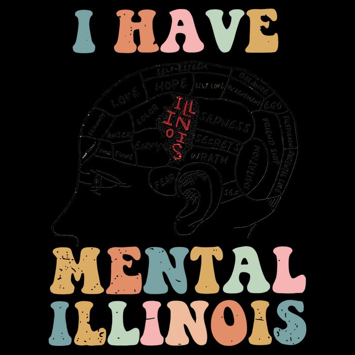 I Have Mental Illinois Mental Health Gift Trending Idea 16 in Basic Backpack