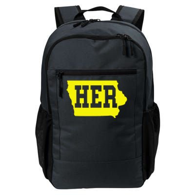 Iowa Her Map Daily Commute Backpack