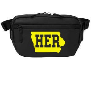 Iowa Her Map Crossbody Pack