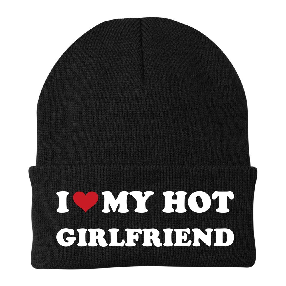 I Heart My Hot Girlfriend Beanie