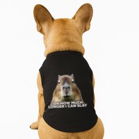 Idk How Much Longer I Can Slay Capybara Sarcastic Dank Meme Doggie Tank