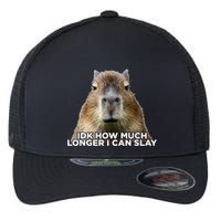 Idk How Much Longer I Can Slay Capybara Sarcastic Dank Meme Flexfit Unipanel Trucker Cap