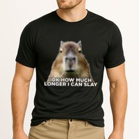 Idk How Much Longer I Can Slay Capybara Sarcastic Dank Meme Performance Shirt