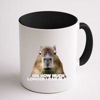 Idk How Much Longer I Can Slay Capybara Sarcastic Dank Meme Mug