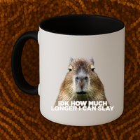 Idk How Much Longer I Can Slay Capybara Sarcastic Dank Meme Mug
