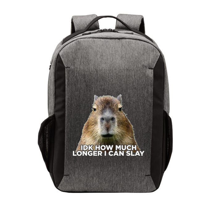 Idk How Much Longer I Can Slay Capybara Sarcastic Dank Meme Vector Backpack